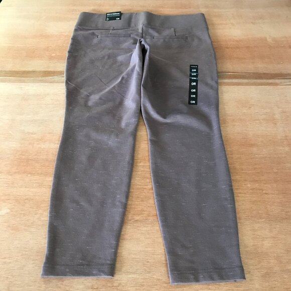 Torrid Pixie Pull On Pants Women L Purple Mid Rise Pocket Slimming Stretch 18294 - Picture 2 of 16